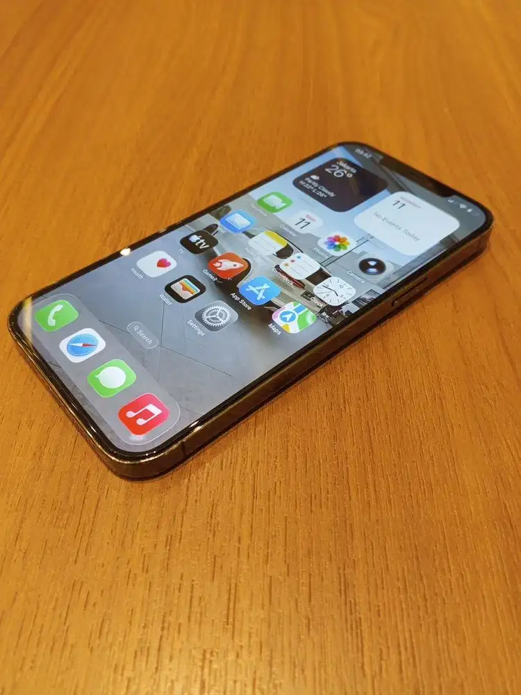 iPhone 12 Pro Max 256GB Garansi Resmi iBox Graphite Lecet Wajar