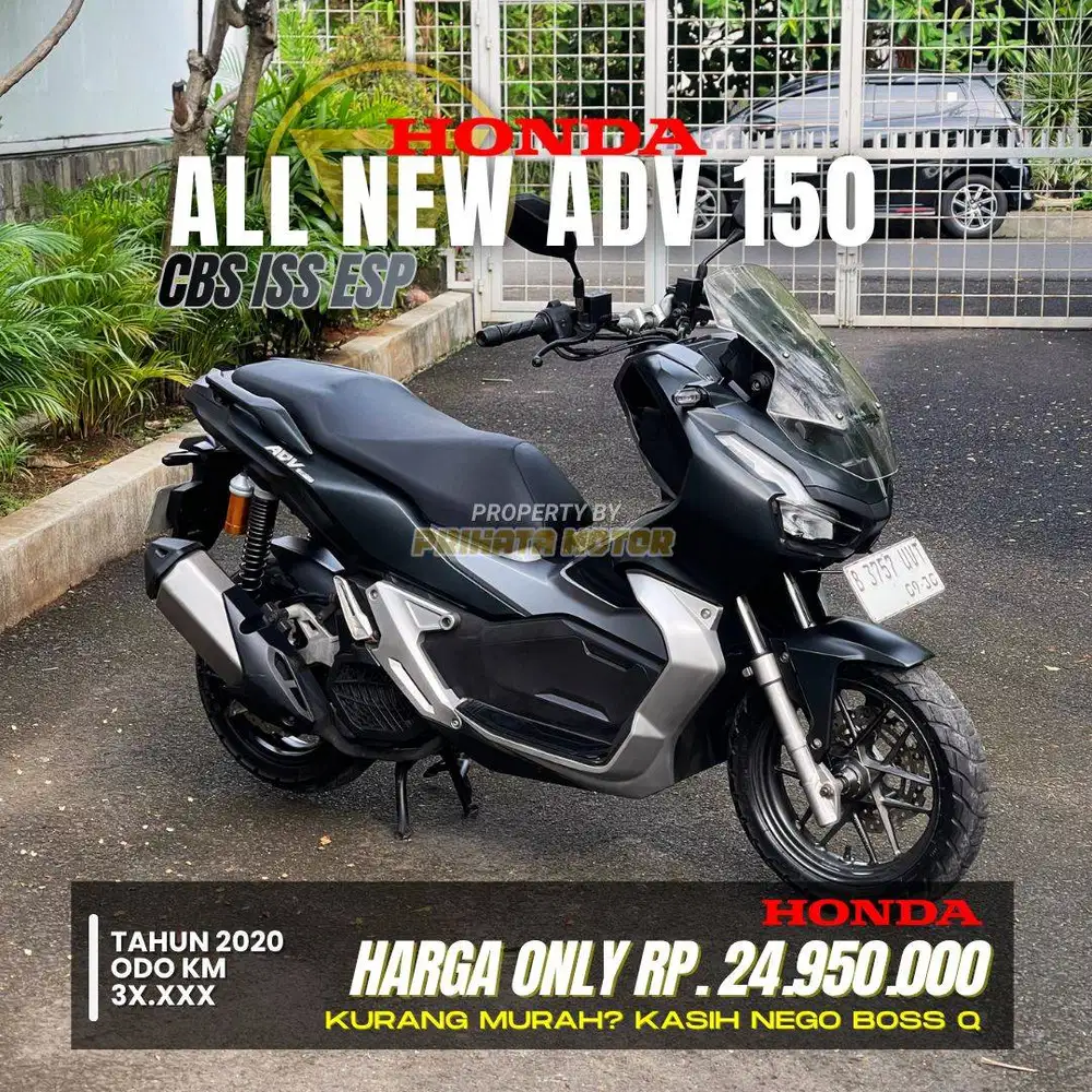 CREDIT DP MULAI 200 RIBU!! HONDA ALL NEW ADV 150 CBS ISS ESP 2020