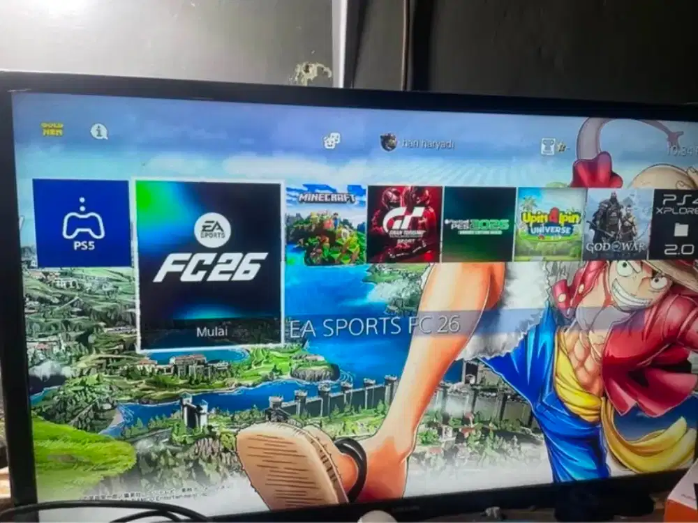 Ps 4 slim kumplit normal