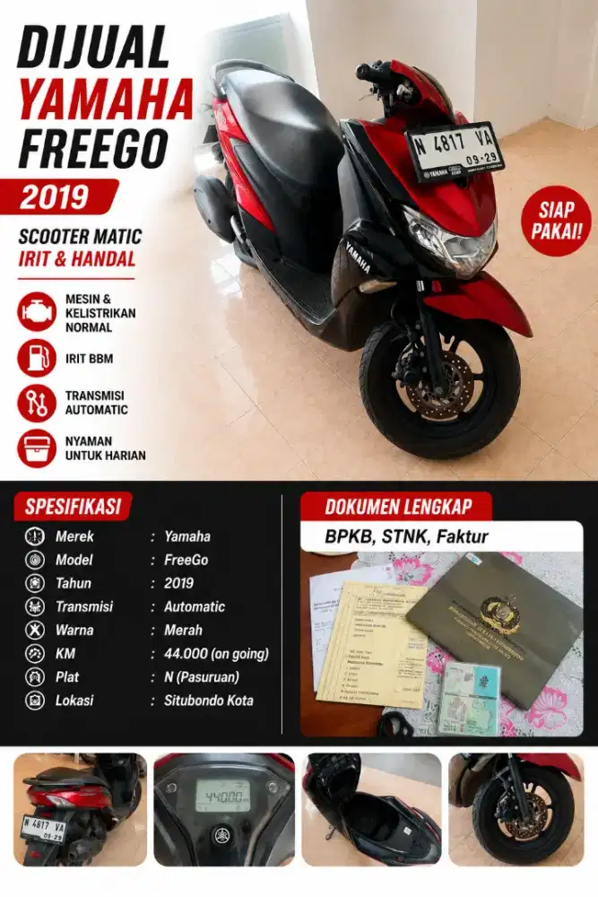 Yamaha FreeGo 2019