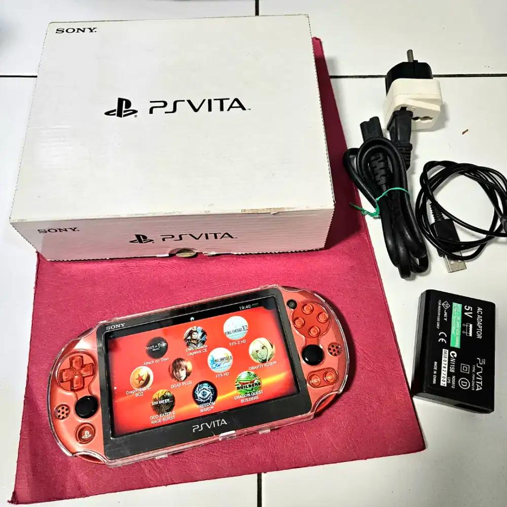 Ps vita slim kumplit minus layar  shadow