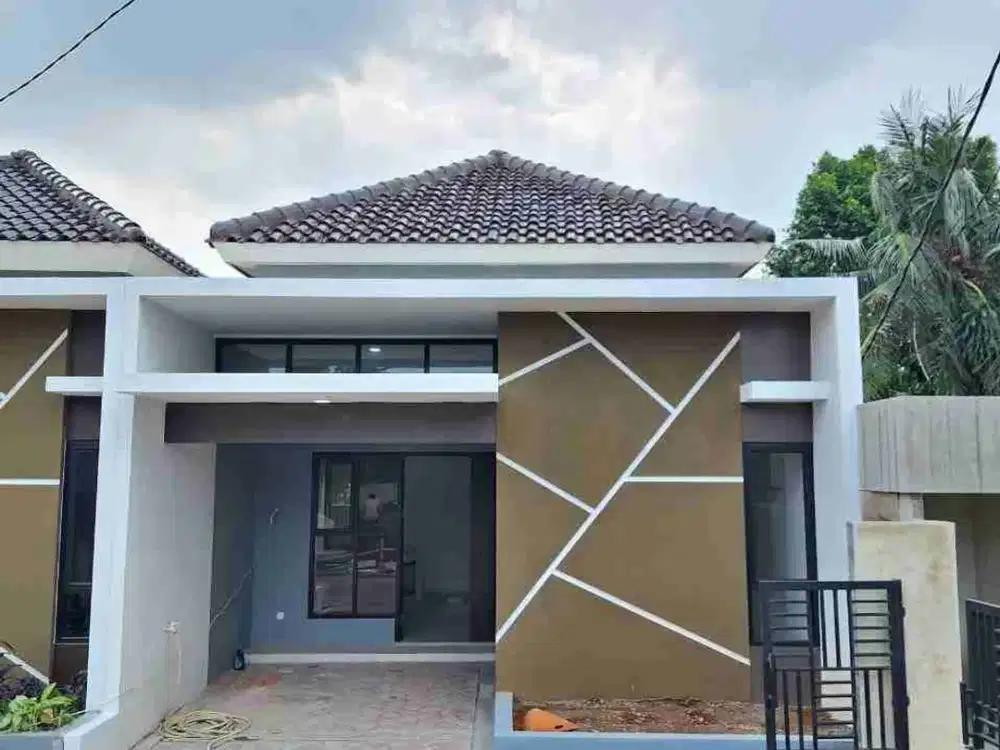 rumah konsep minimalis modern di Pamulang Tangsel