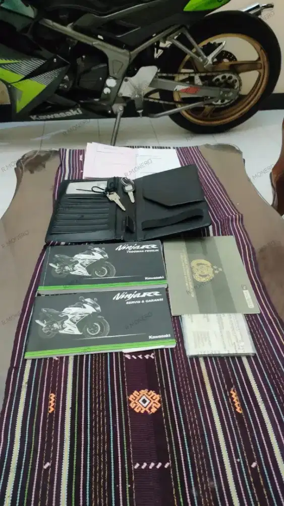 Ninja RR New 2013 Nopol AD Plat On 2028 Buku Manual Servis Kunci 2