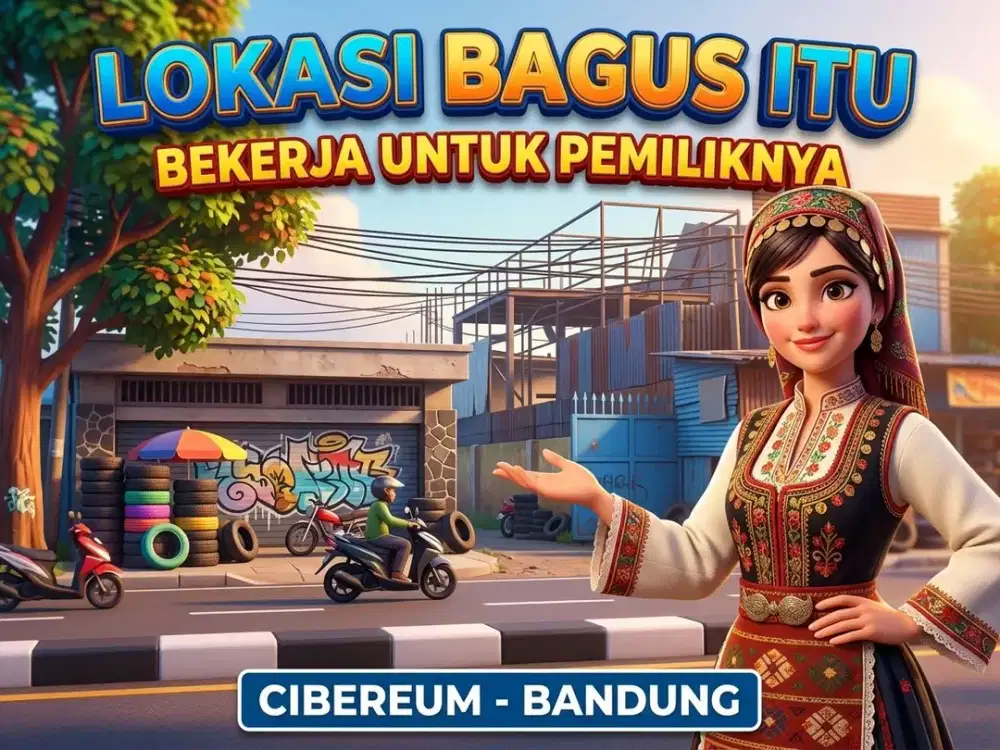 JUAL GUDANG MURAH DI, CIBEUREUM, ANDIR, BANDUNG, CIMAHI.