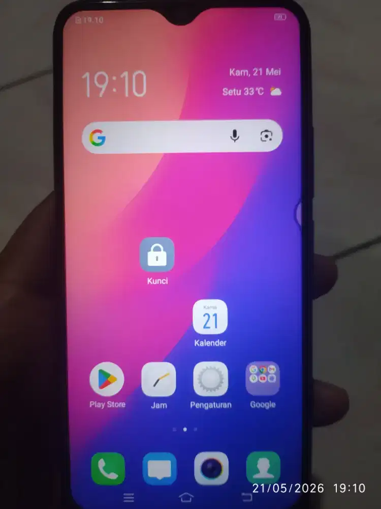 Vivo Y12 Pemakaian Pribadi