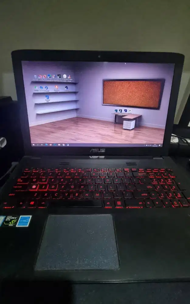 DIJUAL LAPTOP ROG ASUS GL552VX INTEL i7- 6700HQ RAM 12GB SSD HDD