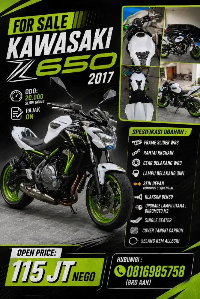 Kawasaki Z650 2017