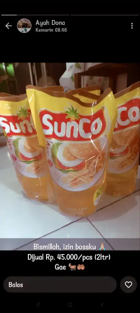 Minyak Goreng SUNCO 2 liter