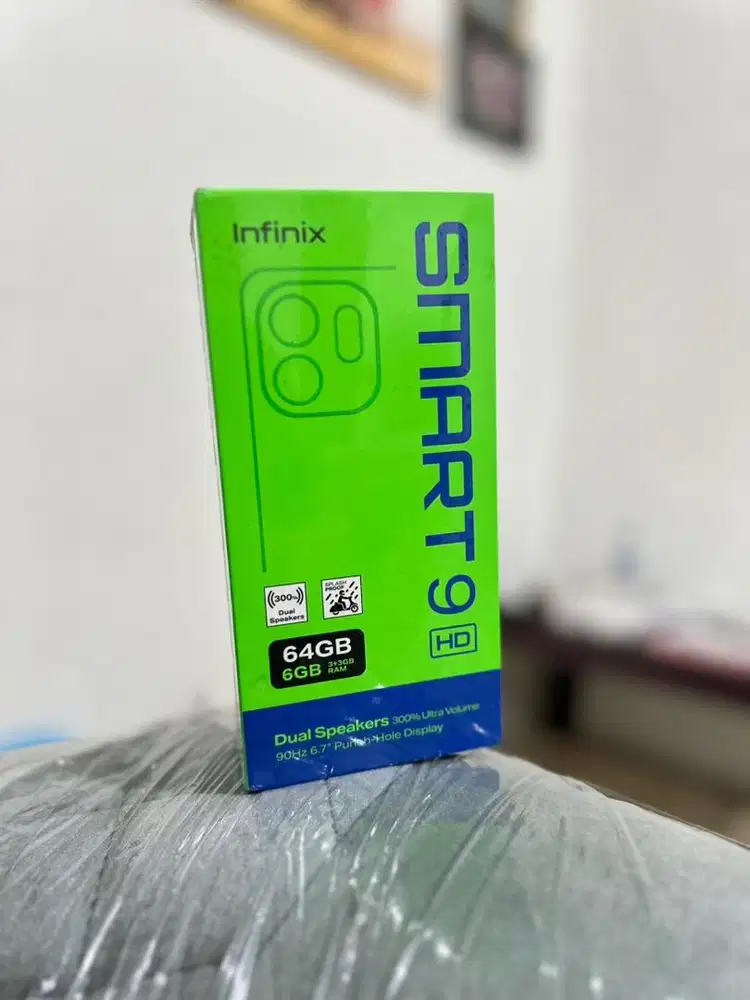 INFINIX SMART 9 RAM 3+3/64 GB NEW BARU GARANSI 1 TAHUN