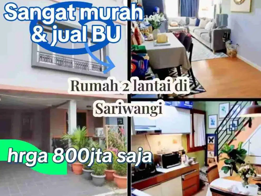 Rumah di Sariwangi Bandung 2lantai siap huni