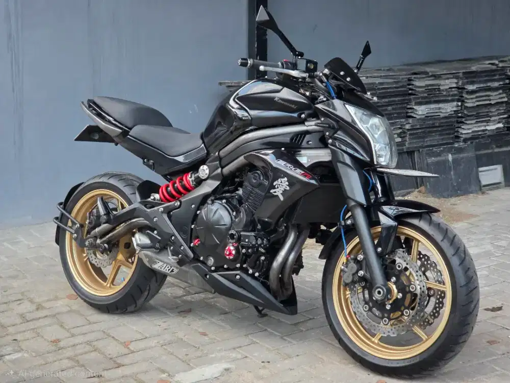Moge Naked Kawasaki ER6N/ER6 Th 2012 Km30rb Like New Antik Modif