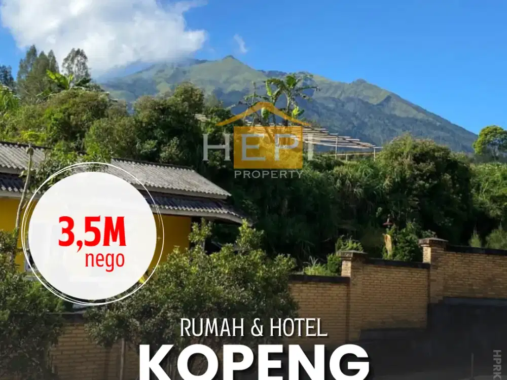 Dijual Rumah dan Hotel di Kopeng Salatiga
