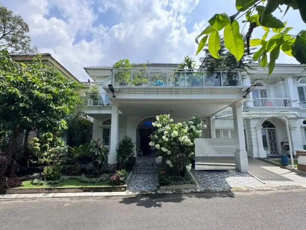 Dijual Rumah 2 lantai Furnished Gading Serpong view danau, bebas banjir dan dekat Akses Tol Jakarta Tangerang