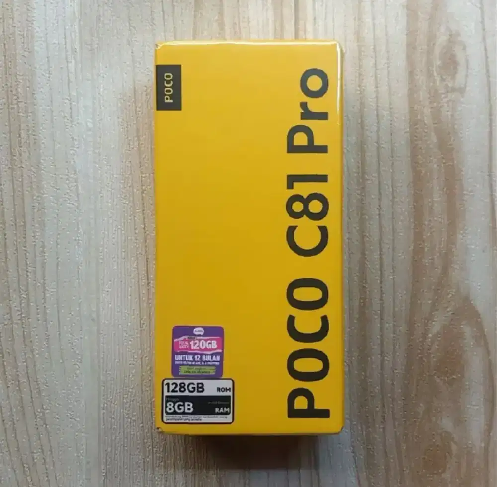 Poco C81 Pro 4+4/128GB Segel Box Garansi Resmi 1 Tahun