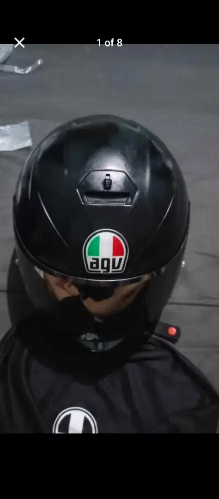 AGV K3SV, SIZE M, ASIAN FIT, BLACK MATTE
