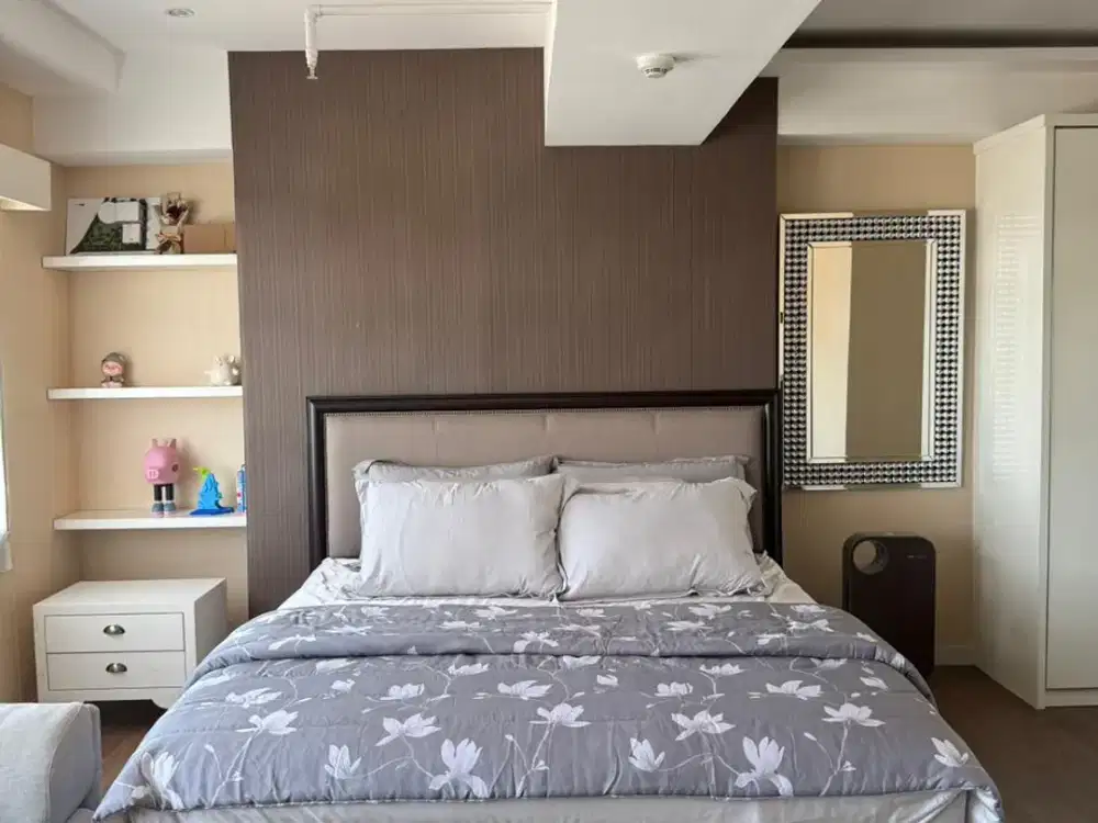 DIJUAL Apartemen GAA Tower D Lt. 18 – 1BR Spacious Luxury Custom & Smart Furnished
