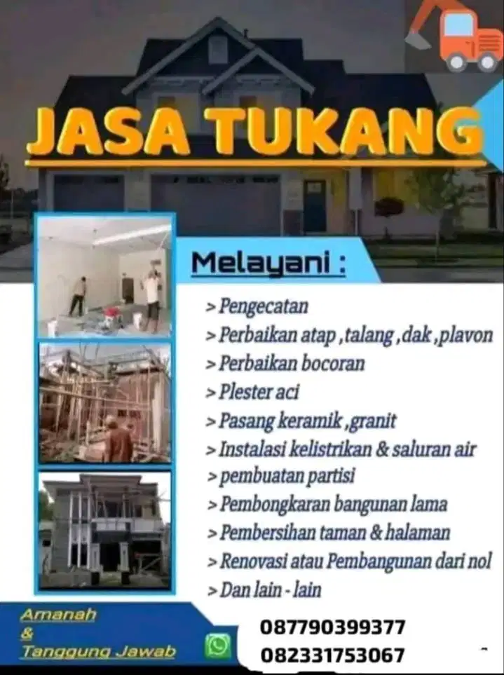Jasa renov / bangun dari nol bisa sesuaikan bajet .dan gambar