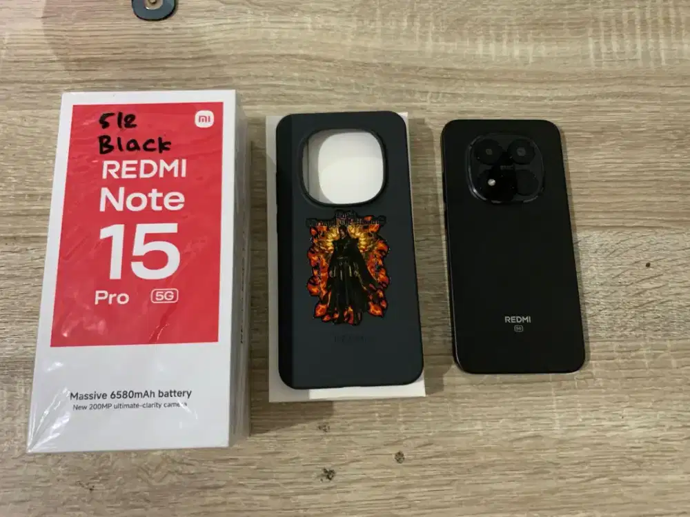 Resmi note 15 pro 5G 12/512gb fullset bru pake 1 bulan mulus normal