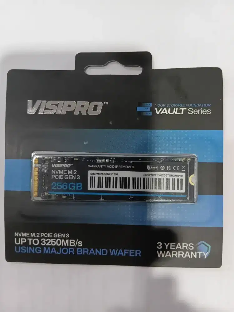 SSD NVME 256GB VISIPRO