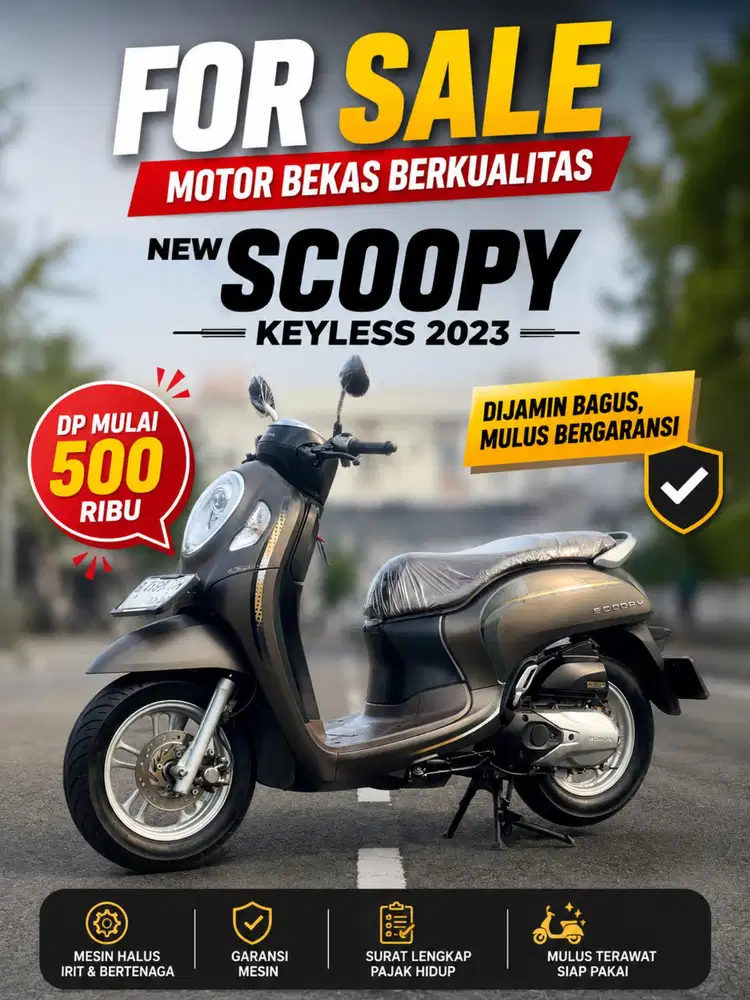 [DP 500] SCOOPY KEYLESS 2023 Barang Bagus Mulus