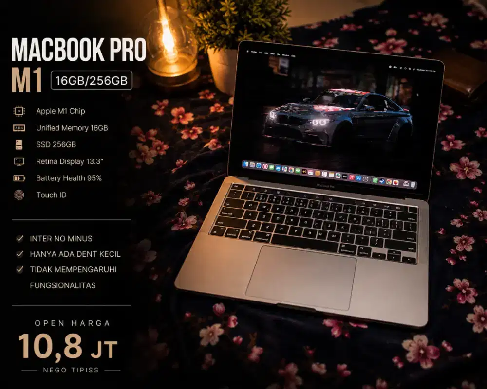 Macbook Pro M1 2020 (13,3 inch) - 16/256 Garansi Inter