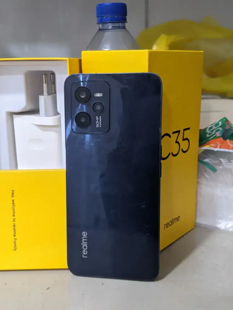 Realme C35 Ram 8GB 4+4/64GB layar Bawaan Murah