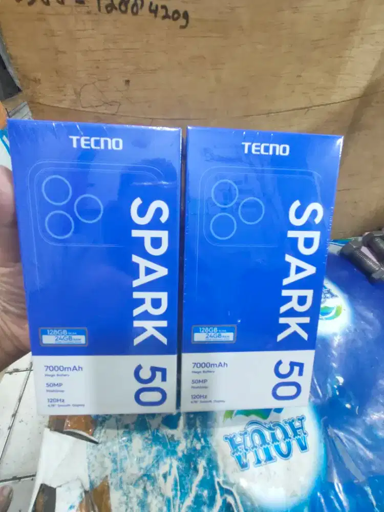 TECNO SPARK 50 RAM 8GB/128GB GARANSI RESMI IBOX 1 TAHUN