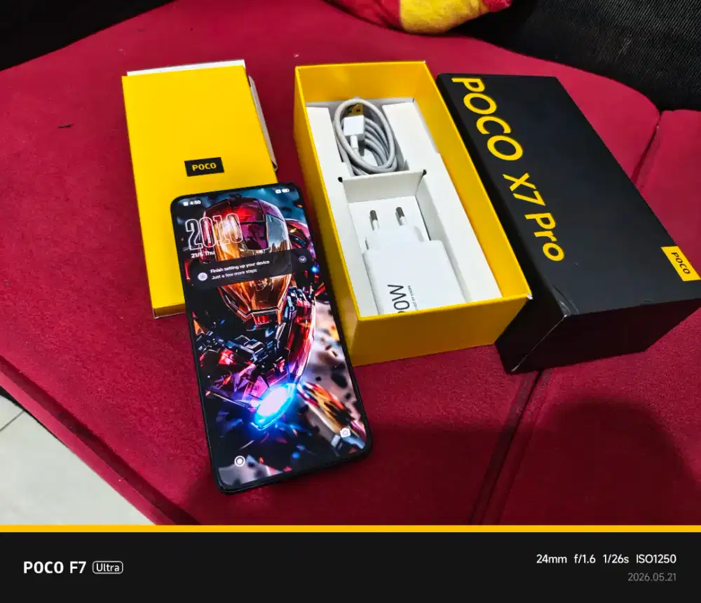 Poco x7 pro black fulset 12/512