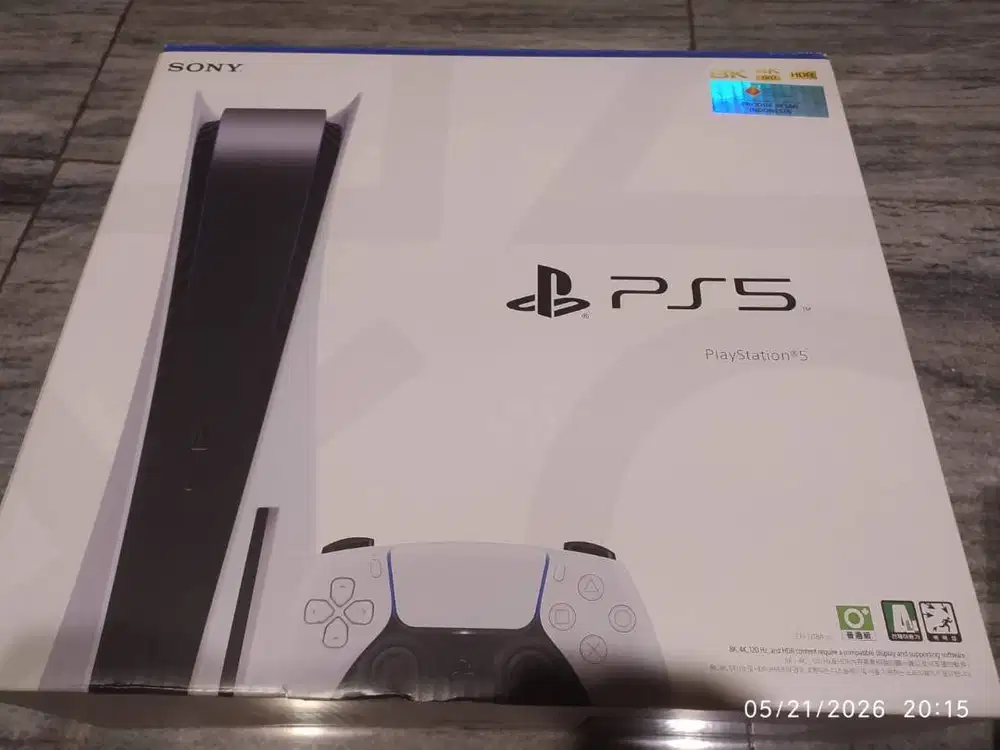 ps5 sony indonesia 2 joystick + charger ori + 2 game fisik