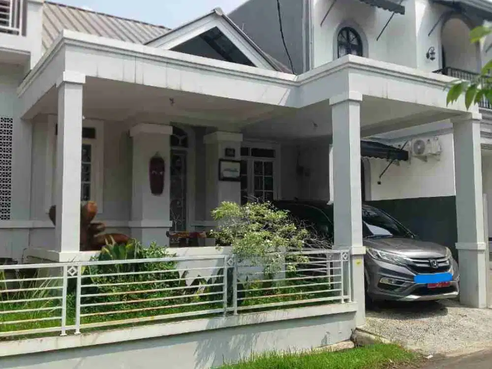 Rumah cantik 1 lantai siap huni di lingkungan asri dan view pegunungan di Sentul City Bogor