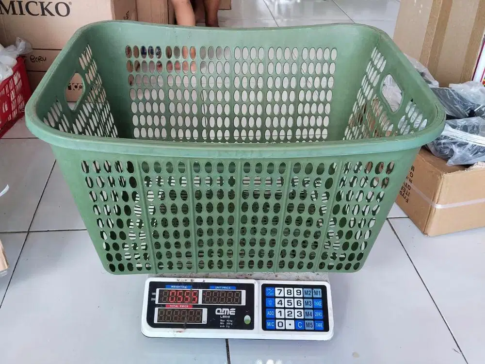 Keranjang Laundry army hijau jumbo