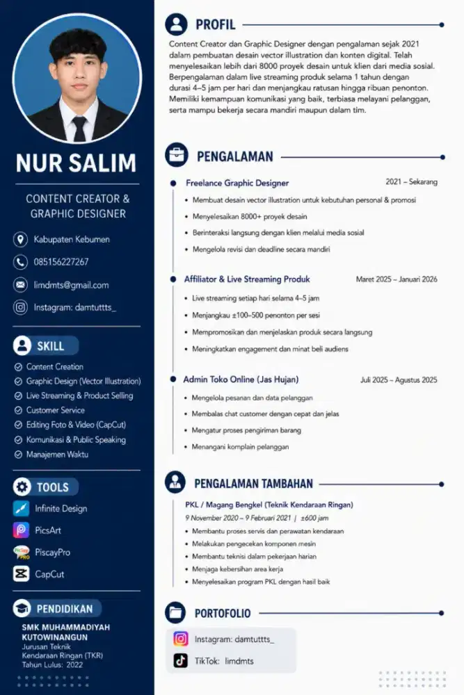 cari loker yang ada messnya di. pik 2 bisa editing atau live streaming
