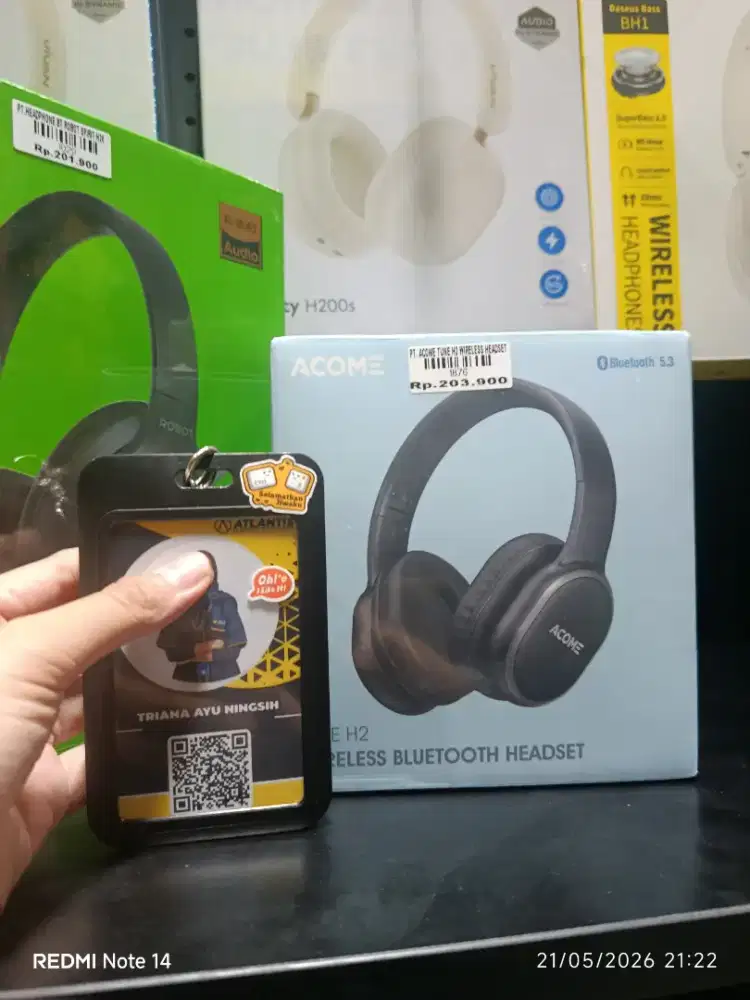 PT ACOME TUNE H2 WIRELESS HEADSET | ATLANTIS DAHSYAT