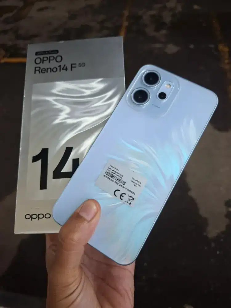 Oppo reno 14f 5g 8/256 resmi Indonesia kondisi istimewa super mantap