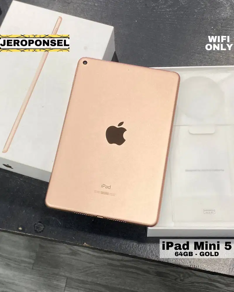 IPAD MINI 5 64GB GOLD WIFI EX IBOX FULL SET ORIGINAL