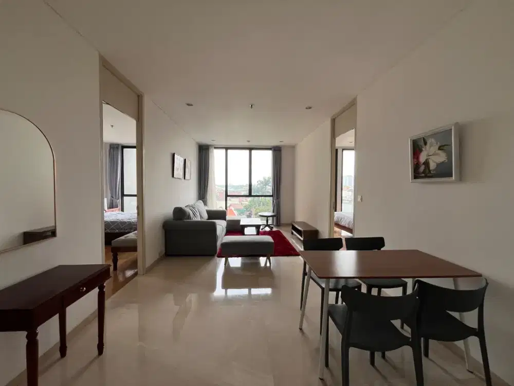 SEWA APARTEMEN CANTIK 2 BR FULL FURNISH IZZARA CILANDAK JAKARTA SELATAN