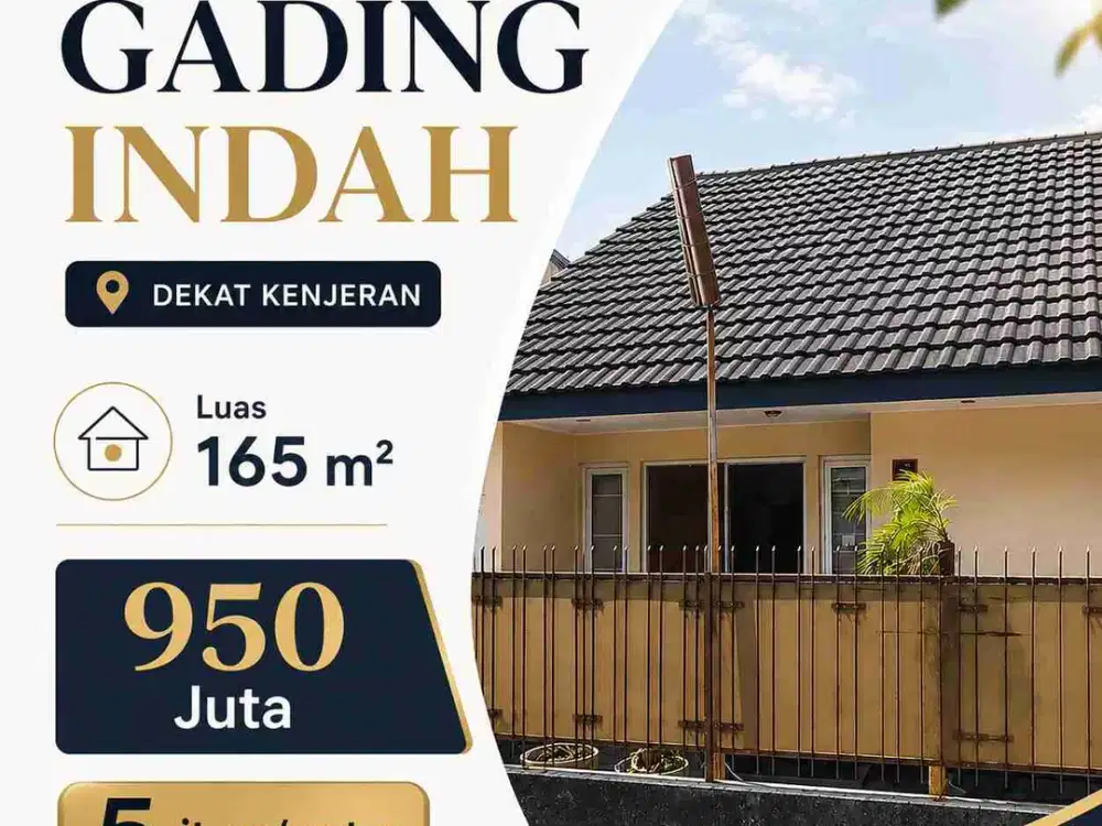 Dijual Rumah Gading Indah dekat Kenjeran
