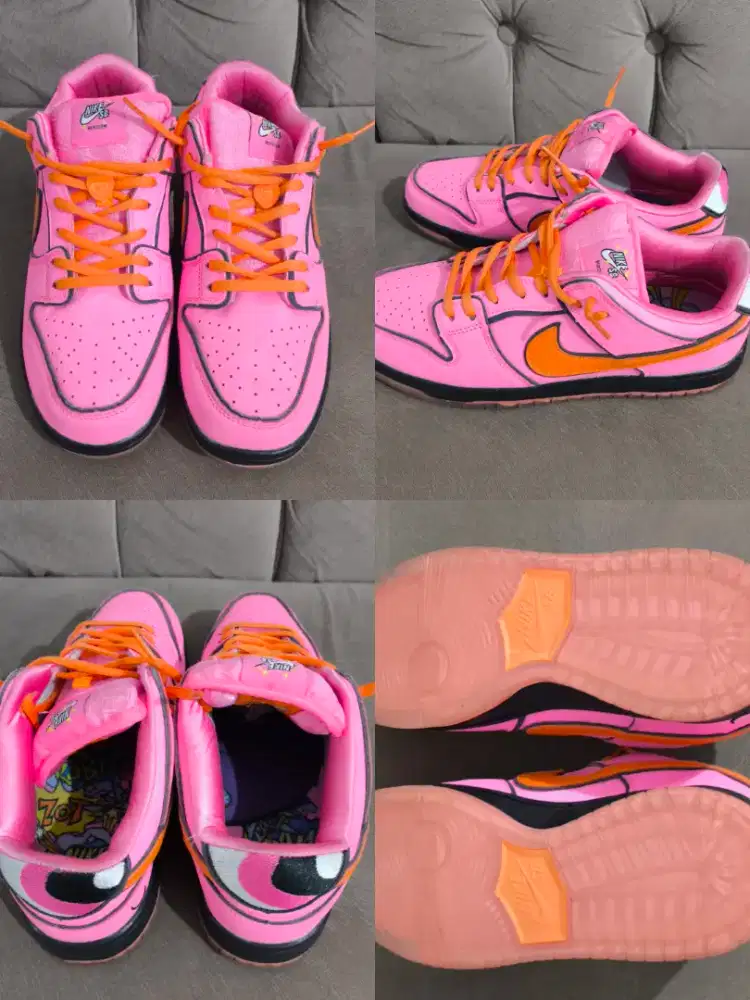 Sell Nike SB Dunk X Powerpuff Girls Warna pink