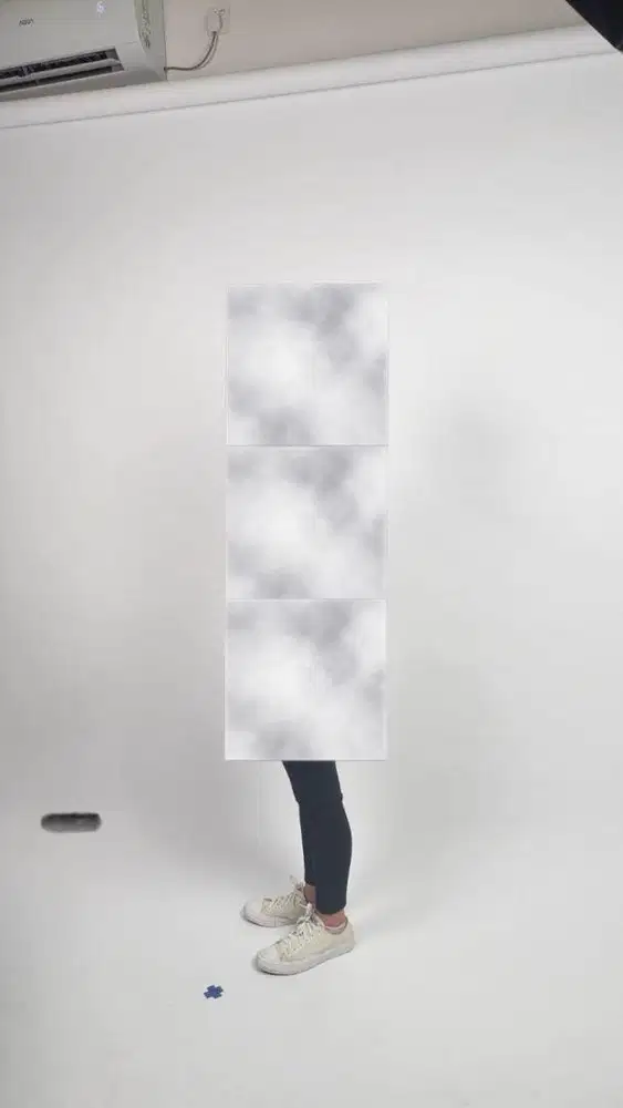 Background paper putih, backdrop, 2.7 x 11 m