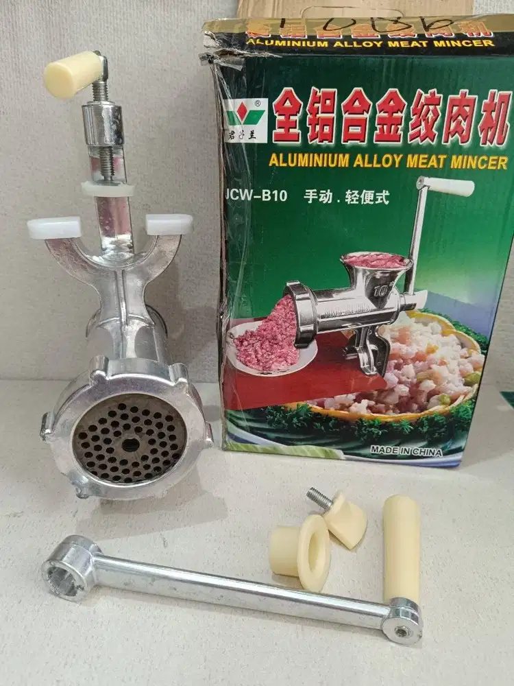 Mesin Gilingan Daging Manual / Alluminium Maet Mincer no 10 manual