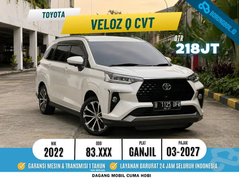 Toyota Veloz Q CVT 2022 TERMURAH