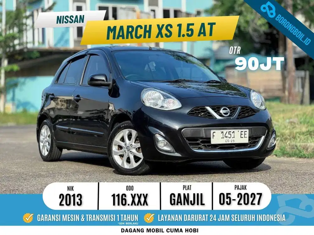 MOBIL MATIC MURAH!!NISSAN MARCH XS AT 2013