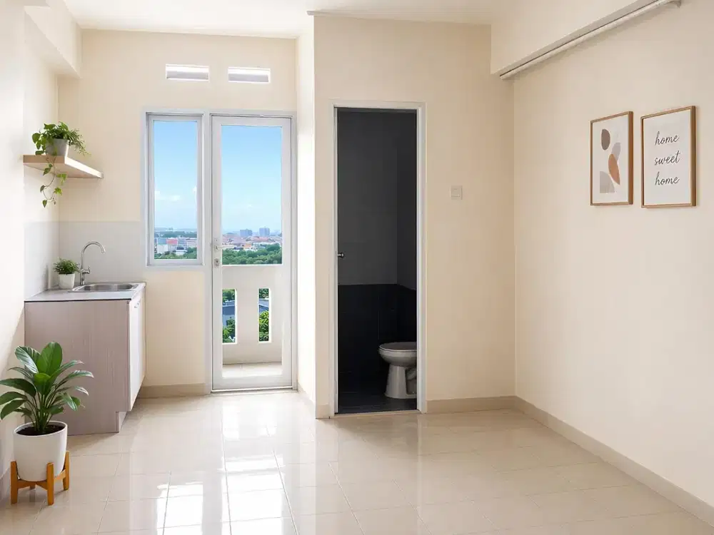 JUAL CEPAT! APARTEMEN GREEN PRAMUKA CITY TIPE STUDIO KOSONGAN LANTAI RENDAH