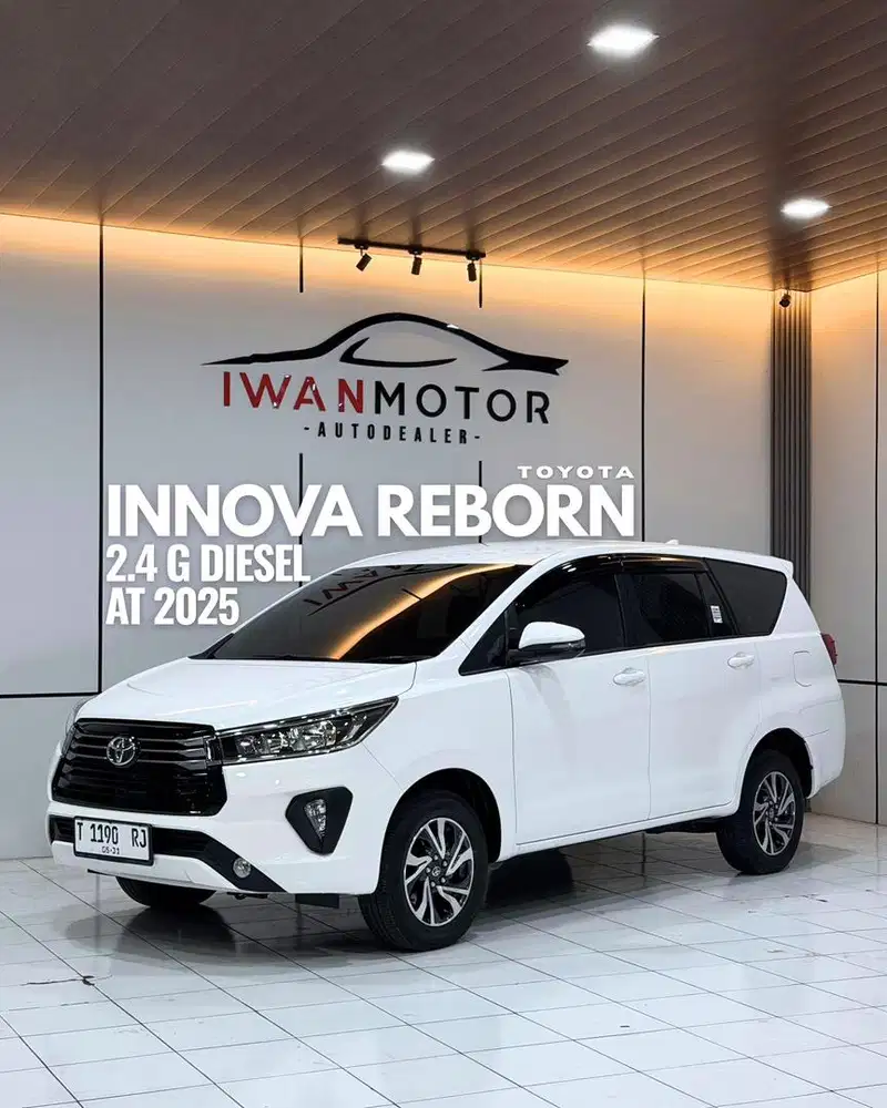 LOW KM 2 RB! Toyota Innova Reborn G 2.4 Disel AT Tahun 2025/2026