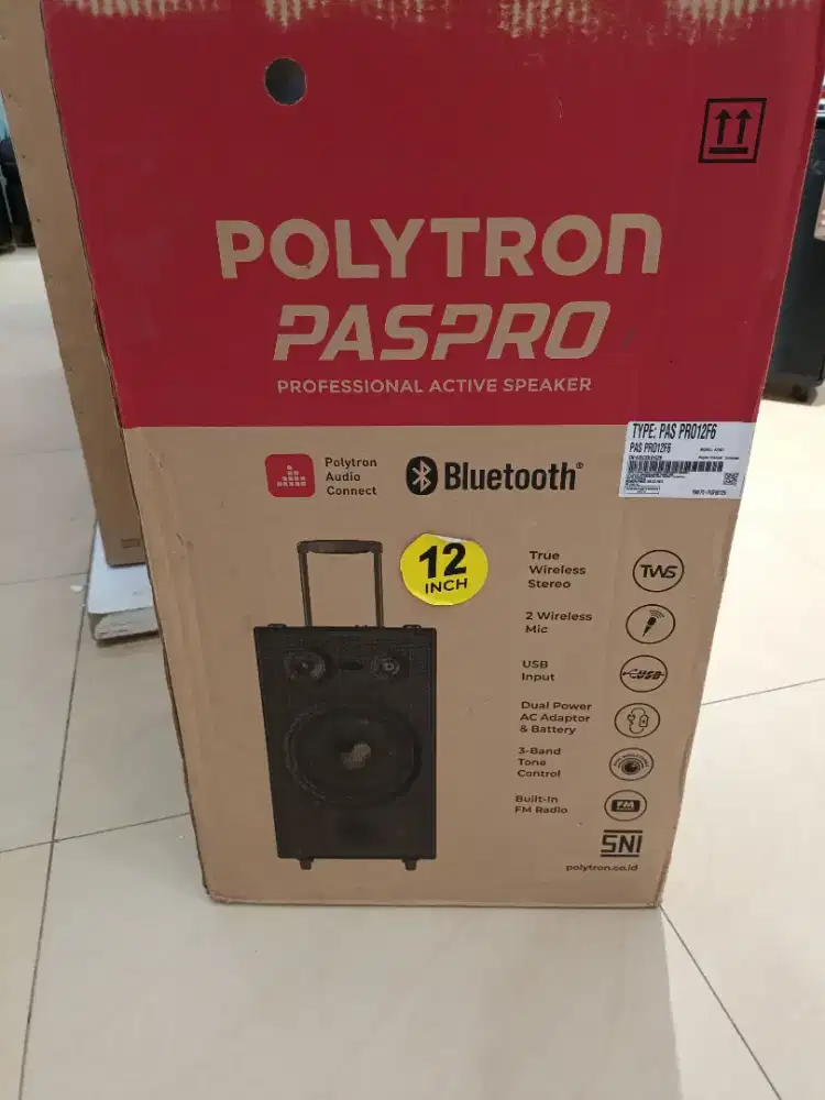 Speaker Polytron Portable PASPRO 12F6
