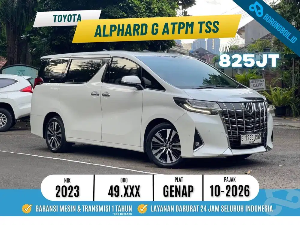 DP 5Juta! Toyota Alphard G ATPM TSS 2023 Putih