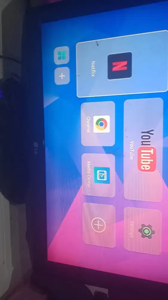 LG analog 32inc+STB android