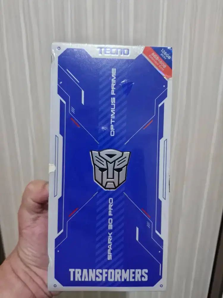 Tecno Spark 30 Pro 8/128GB Optimus Prime Edition. Baru Garansi Resmi