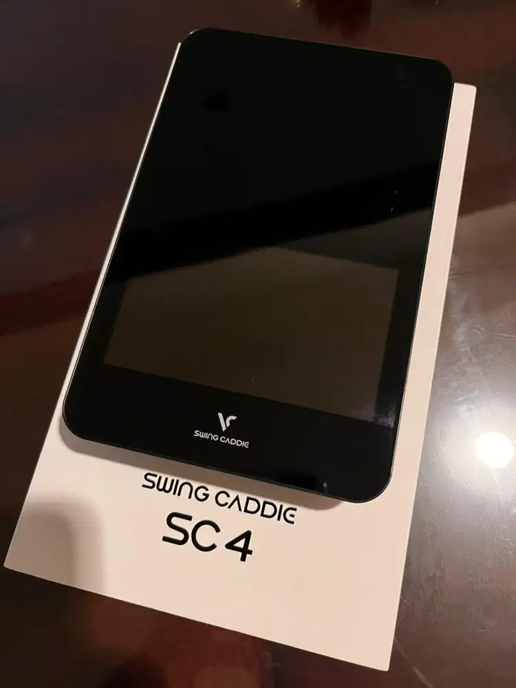 Swing Caddie SC4 Launch Monitor Golf Simulator - Full Box + Tas Extra
