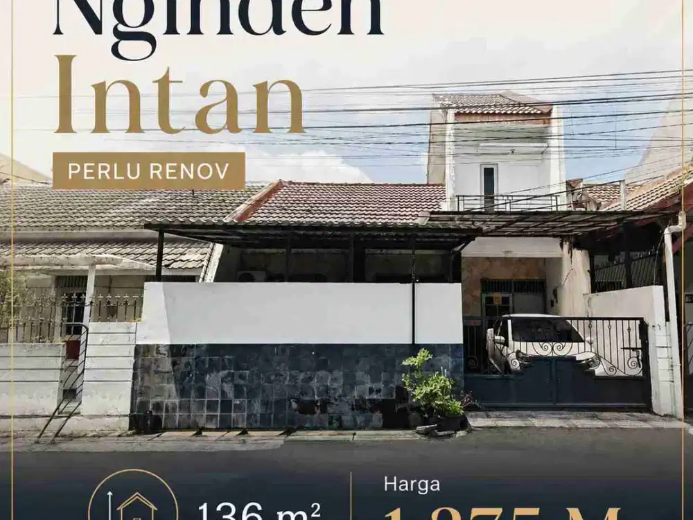 Perlu Renov‼️Dijual Rumah Nginden Intan Timur